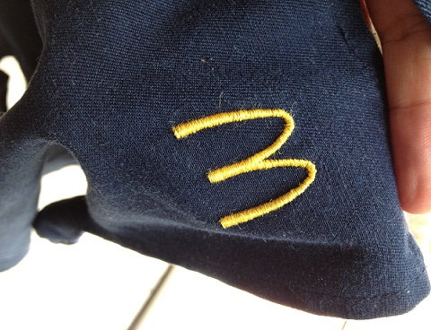 ...sí, todavía tengo mi mandil de cuando trabajaba en el mac...