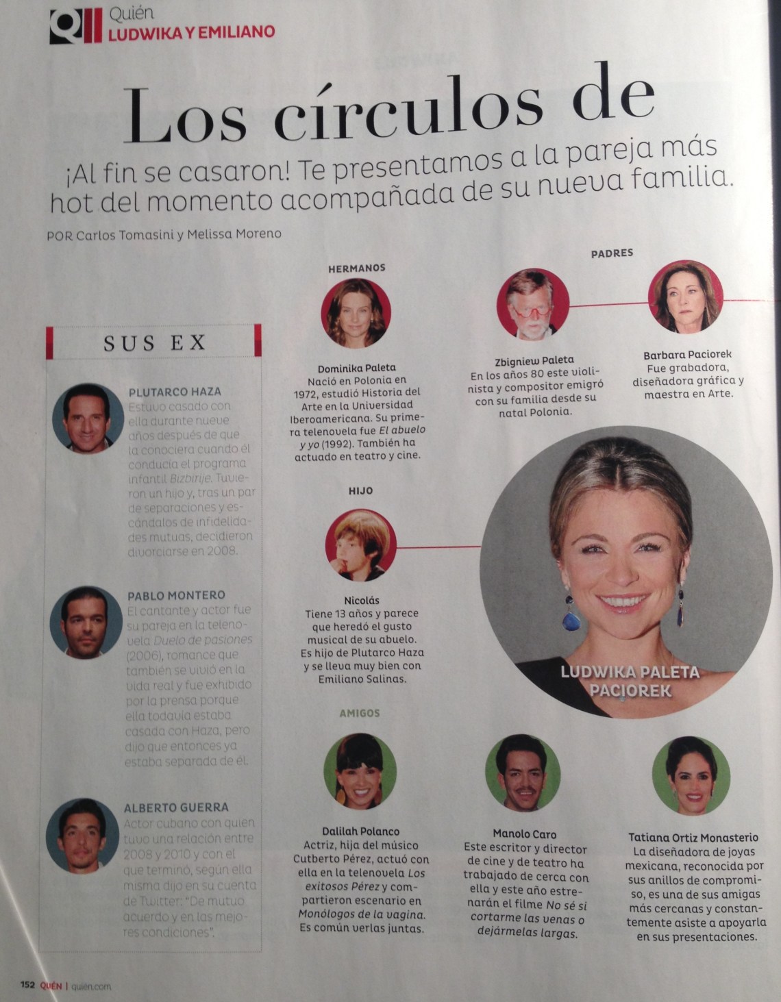 Publicado en la edición del 26 de abril de la revista Quién.