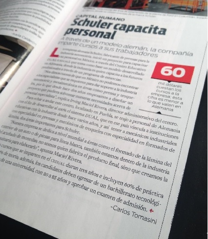 Publicado en la edición de abril de 2013 de la revista Manufactura.